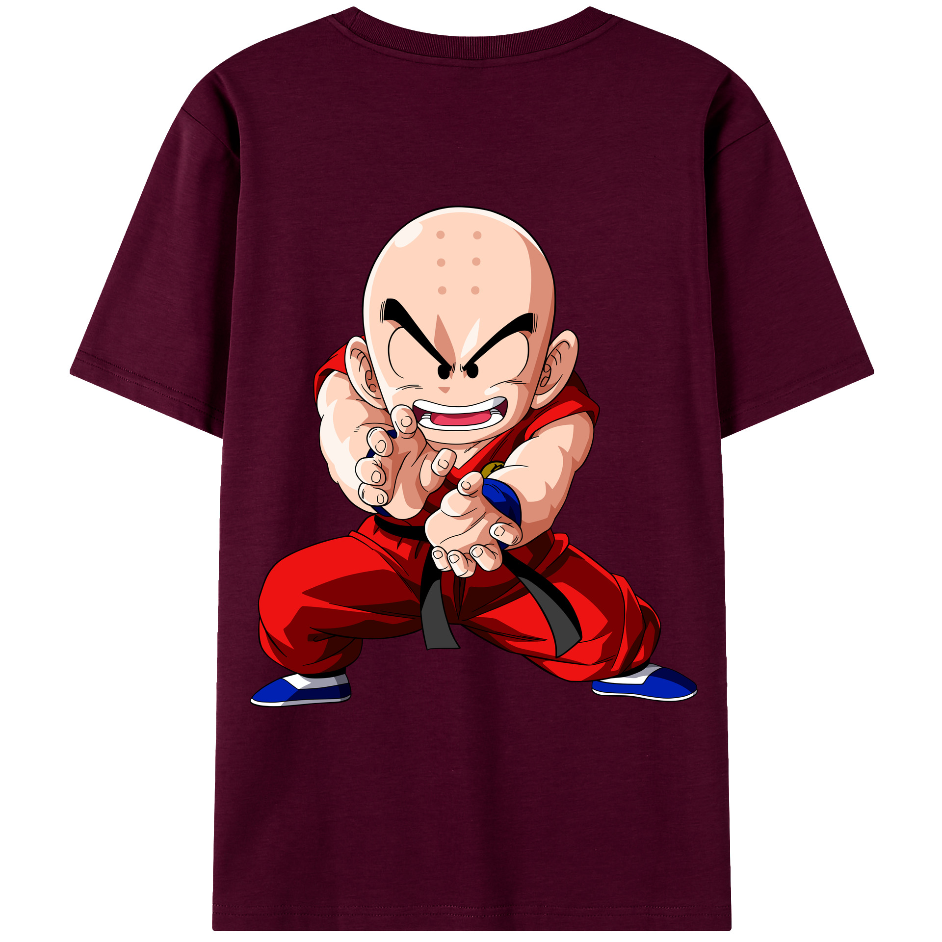 （画像用） ドラゴンボール クリリン DRAGON BALL krillin レディース半袖Tシャツ(バックプリント)